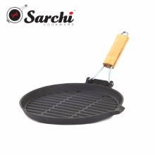 Preseasoned coating reversible griddle pan